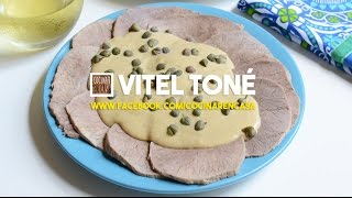 Receta de Vitel Toné  Vitello Tonnato receta original para las fiestas [upl. by Howenstein566]