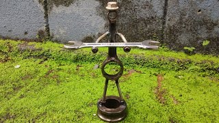 MAKING A STICKMAN WITH ONLY CONNECT ROD BEARING CONE BOLT AND SPANNER [upl. by Curren961]