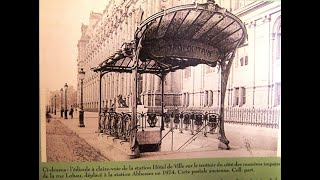 bocas del Metro de París 1899 Hector Guimard [upl. by Anaihk]