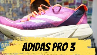 MI OPINIÓN SOBRE las adidas adizero adios pro 3 con 66km [upl. by Giana]