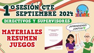 CEAA ANÁLISIS Directores y Supervisores Primera SESIÓN CTE Septiembre 2024 [upl. by Antoinette]