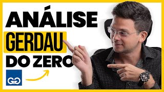 Como analisar na prática uma ação do zero  GERDAU GOAU4 [upl. by Manton]