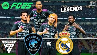 Fc 25 Soccer aid vs Real Madrid to test if skill really matters [upl. by Faunie]