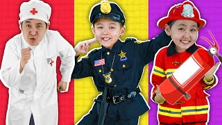 Doctorman and Policeman  Muffin Man Song  New Songs for Kids amp Old Nursery Rhymes [upl. by Neelyahs]