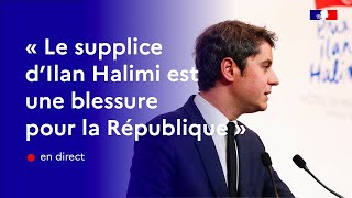 Remise du prix Ilan Halimi  discours de Gabriel Attal [upl. by Kampmann]