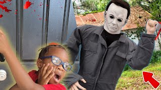 BOY GETS CHASED BY CREEPY MASK WHAT HAPPENS IS SHOCKING [upl. by Llyrehc794]