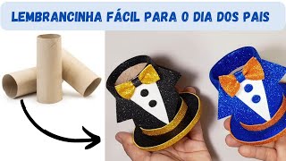 Como fazer uma lembrancinha pra dia dos Pais muito fácil e gastando pouco [upl. by Gnoh]