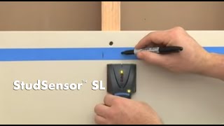 How to Use a Zircon StudSensor SL Stud Finder to Find Wall Studs [upl. by Asiralc]