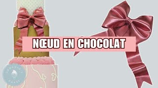 Comment Faire un Nœud en Chocolat   Georgias Cakes [upl. by Sewoll117]