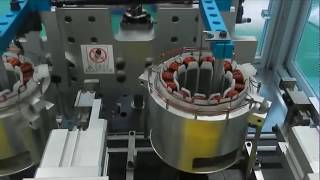 BLDC stator needle winding machine [upl. by Annahc]