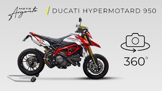 Ducati Hypermotard 950 SP  Vista a 360 gradi  Moto Argento [upl. by Akkahs]