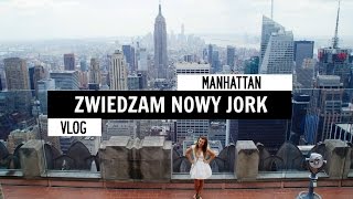 VLOG Zuzia w Wielkim Mieście  zwiedzamy Nowy Jork cz1TIMES SQUARE ROCKEFELLER CENTER 5TH AVE [upl. by Enneira]