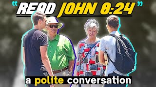 Christians Confront Jehovahs Witnesses in Public [upl. by Silliw998]