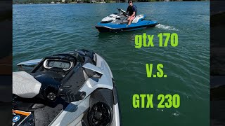 2021 SEADOO GTX 170 VS 2020 SEADOO GTX 230 [upl. by Strickman]