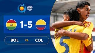 BOLIVIA vs COLOMBIA 15  RESUMEN  CONMEBOL SUB17FS  FASE DE GRUPOS [upl. by Larok]