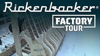 Rickenbacker Guitars Factory Tour Model 330 Construction [upl. by Orianna]