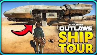 Star Wars Outlaws Ship Tour ALL Trailblazer Interior Features  Rooms [upl. by Acile]