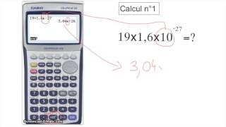 Bien utiliser sa calculatrice pour les puissances de 10 [upl. by Lamraj122]