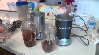 Making Almond Milk with the Nutribullet Nutribullet versus Nutribullet Pro 900 Series [upl. by Anaitat]