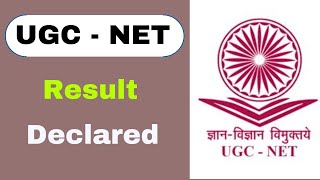 UGC NET RESULT DECLARED ugc ugcnet ugcnetexam ugcnetresult2024 net [upl. by Orelu]