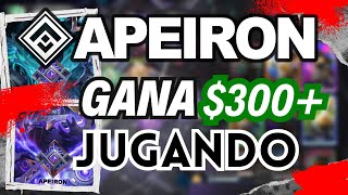 Gana Dinero Jugando Apeiron COMPLETAMENTE GRATIS ApeironNFT [upl. by Sadiras]