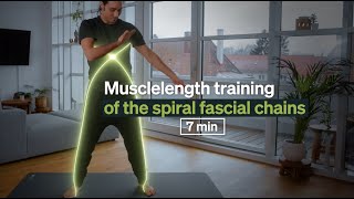 7 MIN mobility exercises for the spiral fascia chains  Muscle length training  BLACKROLL® [upl. by Gilly621]