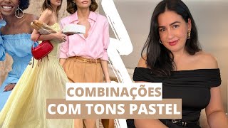 COMO COMBINAR TONS PASTEL 🌈 Cores tendência no verão 25 [upl. by Aubrey]