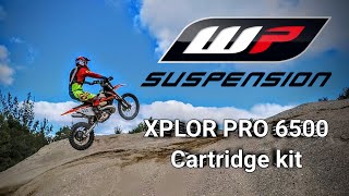 WP PRO 6500 First Impressions Dirt Bike suspension [upl. by Acirfa]