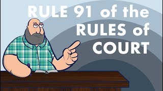 Rule 91 of the Rules of Court SPECIAL PROCEEDINGS [upl. by Fiedling]