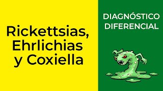 Diagnóstico Diferencial Rickettsias Ehrlichias y Coxiella [upl. by Husch]