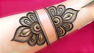 Very beautiful stylish mehndi design  Easy arabic mehndi  Mehndi ka design  Mehndi design Mehndi [upl. by Dlonyar203]