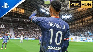 Barcelona vs PSG  FIFA 21 PS5™  UEFA Champions League 4K HDR [upl. by Wilmar669]