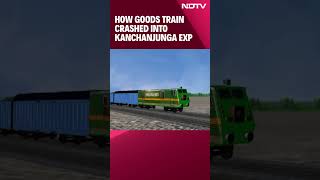 Kanchanjunga Express Accident  How Goods Train Crashed Into Kanchanjunga Express [upl. by Hanyaz]