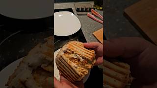 Day 36 Quick Linch for 3 year old treatyourself panini chicken sandwich toastie quicklunch [upl. by Asusej]