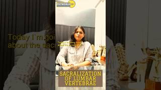 Sacralization of Lumbar Vertebrae Know everything about it lumbarl5s1 physiotherapy [upl. by Zavala]