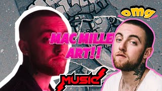 Mac Miller Art DRAWING  STORY TIME rip Mac miller [upl. by Eylloh]