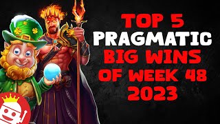 🔥 TOP 5 PRAGMATIC PLAY BIG WINS OF WEEK 48 2023 [upl. by Salomone]