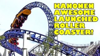 Kanonen AWESOME Launched Roller Coaster Front Seat View POV Liseberg Sweden rollercoaster [upl. by Aileen449]