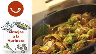 Receta de almejas a la marinera [upl. by Melise]