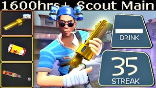 The Bonk Scout🔸1600 Hours Experience TF2 Gameplay [upl. by Lomax]