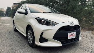 Toyota Yaris X PushStart Pearl For Sale l Fresh Import 2024 JapaneseCar 1000CC l Newshape Vitz [upl. by Ahsener]