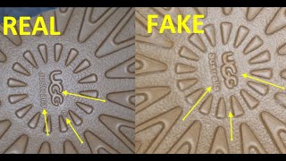 Ugg ribbon boots real vs fake How to spot fake UGG Australia boots [upl. by Atirrehs]