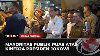 Survei Indikator Politik Mayoritas Publik Merasa Puas Dengan Kinerja Presiden Jokowi  tvOne [upl. by Laved808]