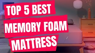 Top 5 Best Memory Foam Mattress Reviews in 2024 [upl. by Ellevel952]