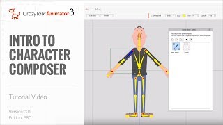 Cartoon Animator 4 Tutorial  Intro to Character Composer [upl. by Tcideneb492]