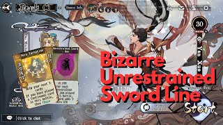 Making Unrestrained Sword Work With Weird Choices  Yi Xian The Cultivation Card Game [upl. by Nollid]