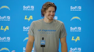 Justin Herbert On SNF vs Bengals  LA Chargers [upl. by Onida]