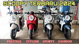 SCOOPY TERBARU 2024 TERBAGI 4 TYPE DAN DUA HARGA🔥🔥🔥 [upl. by Harneen]