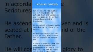 Nicene Creed [upl. by Nere321]