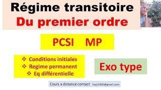 Régime transitoire du premier ordre PCSIMP [upl. by Rennoc919]